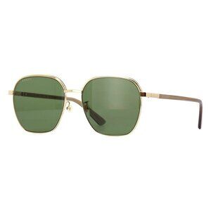 A0906Z New GUCCI Gold Square GG1100SA 003 Sunglasses Women